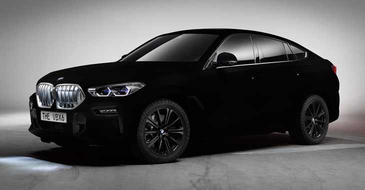 BMW a creat cea mai întunecată nuanță de negru și o prezintă cu noul show-car Vantablack X6