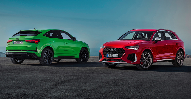 (VIDEO) Premieră dublă în gama de performanţă Audi Sport: noile Audi RS Q3 şi Audi RS Q3 Sportback
