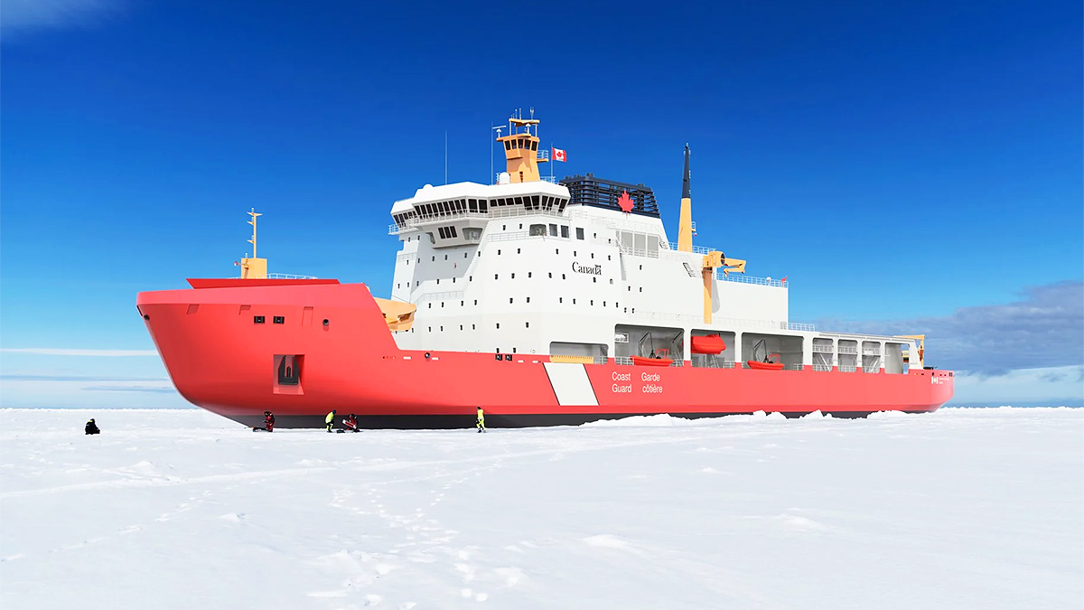 Canada construieşte cel mai mare spărgător de gheaţă polar al său, cu 6 motoare Wartsila de 16 cilindri şi 8 cilindri
